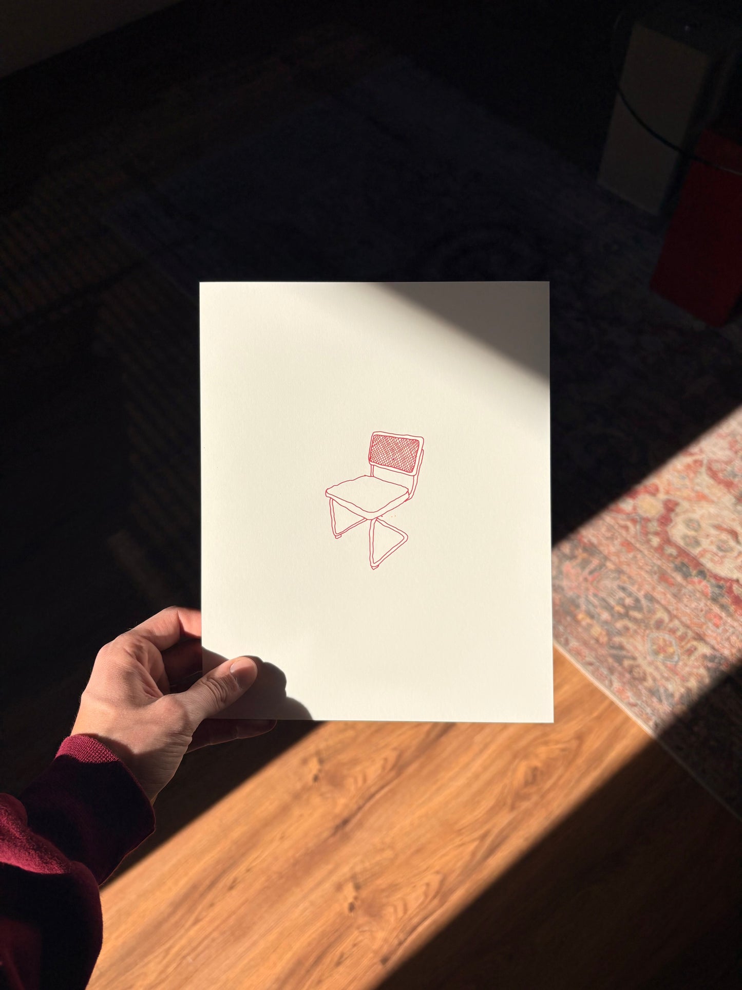 Chair Scrawl - Print