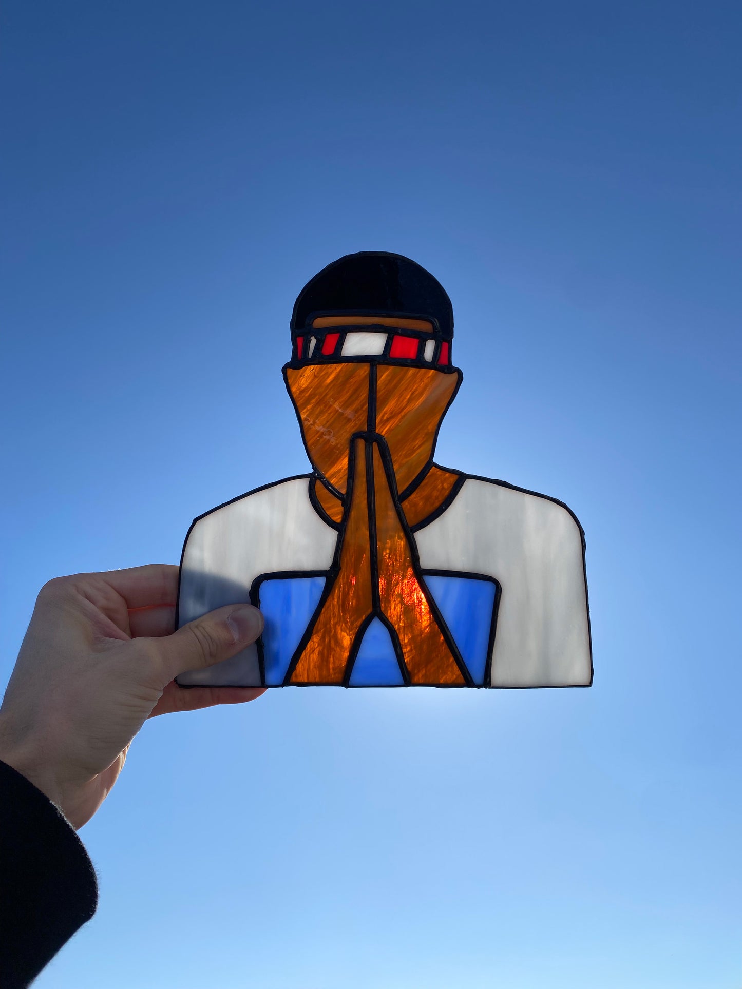 Street Fighter - Stained Glass Lamp