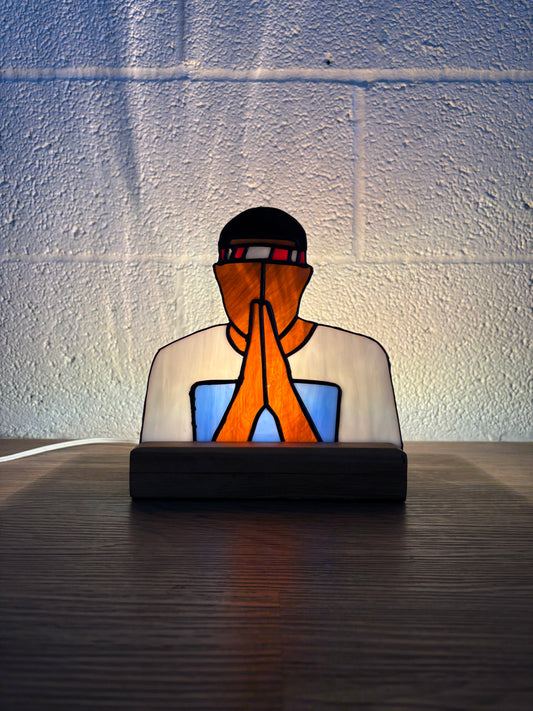 Street Fighter - Stained Glass Lamp