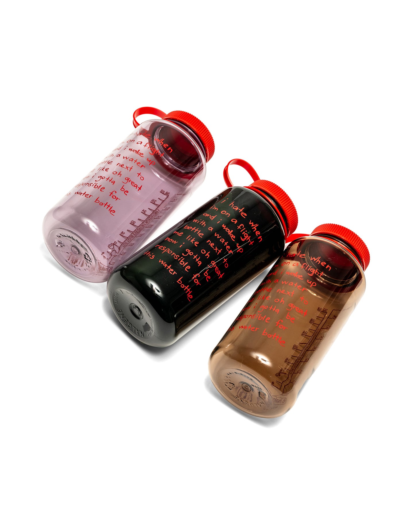 Responsible Nalgene Water Bottle - Aubergine / Red