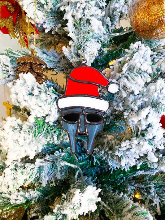 Santa DOOM - Stained Glass Ornament