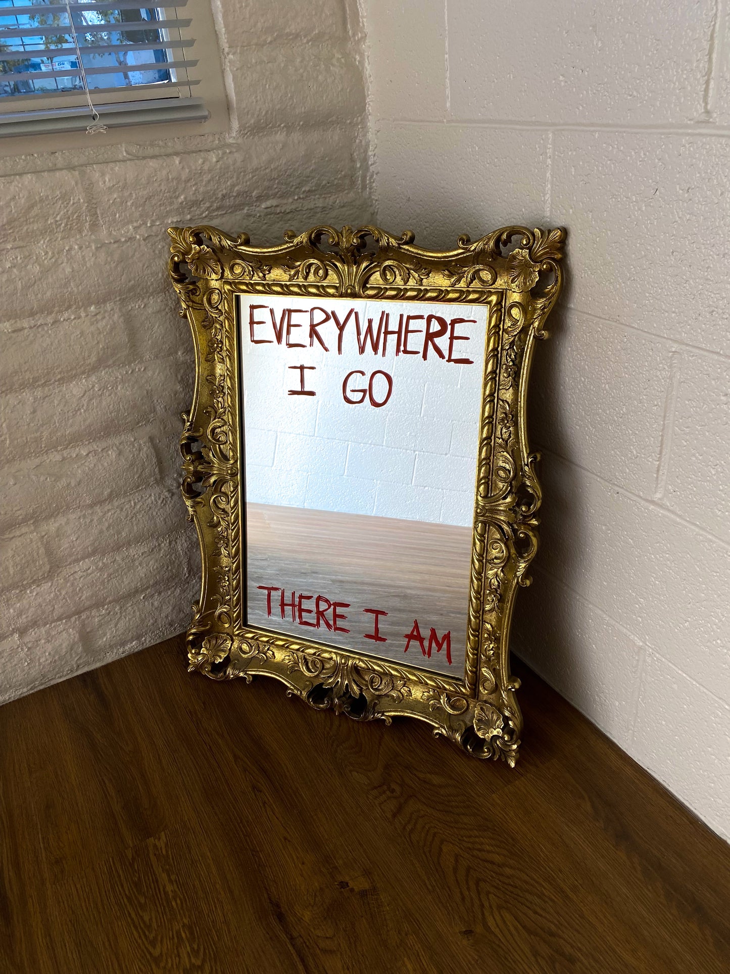 Only God Can Change Me - Upcycled Mirror
