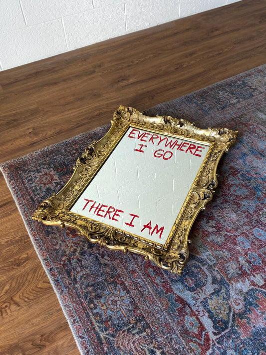 Only God Can Change Me - Upcycled Mirror