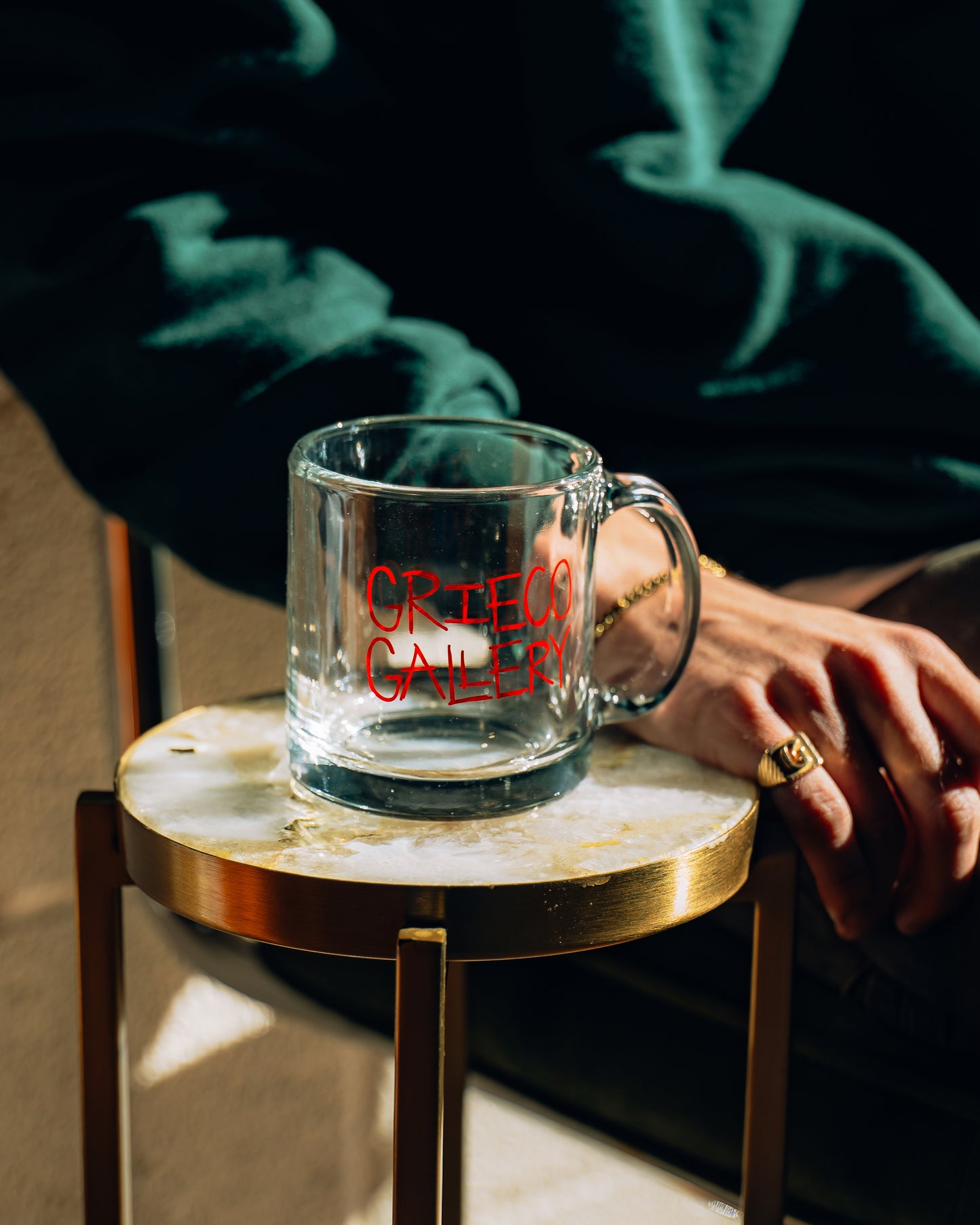 Scrawl Logo Mug - Clear