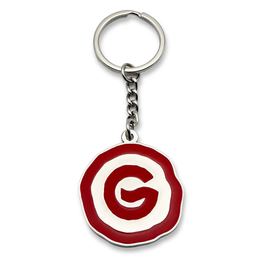 Bullseye Logo Keychain - Silver