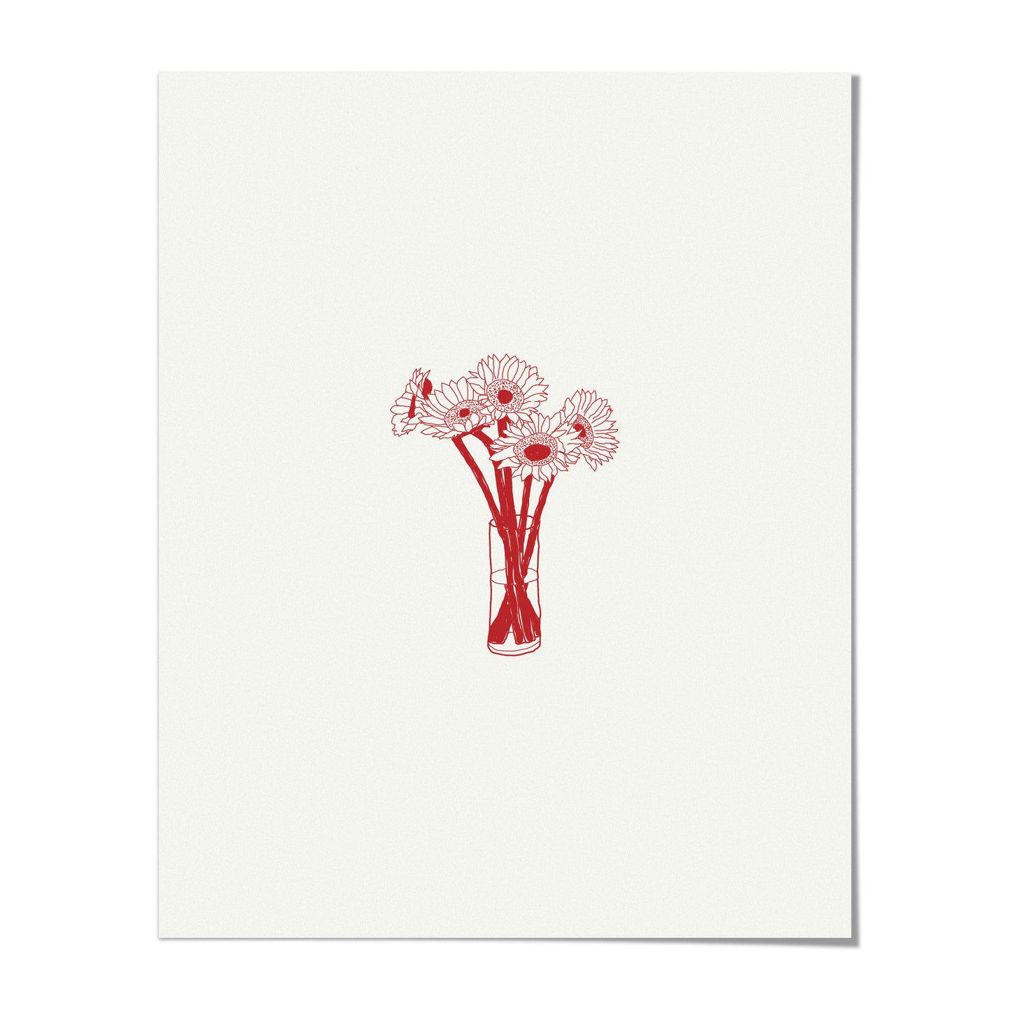 Flowers Scrawl - Print