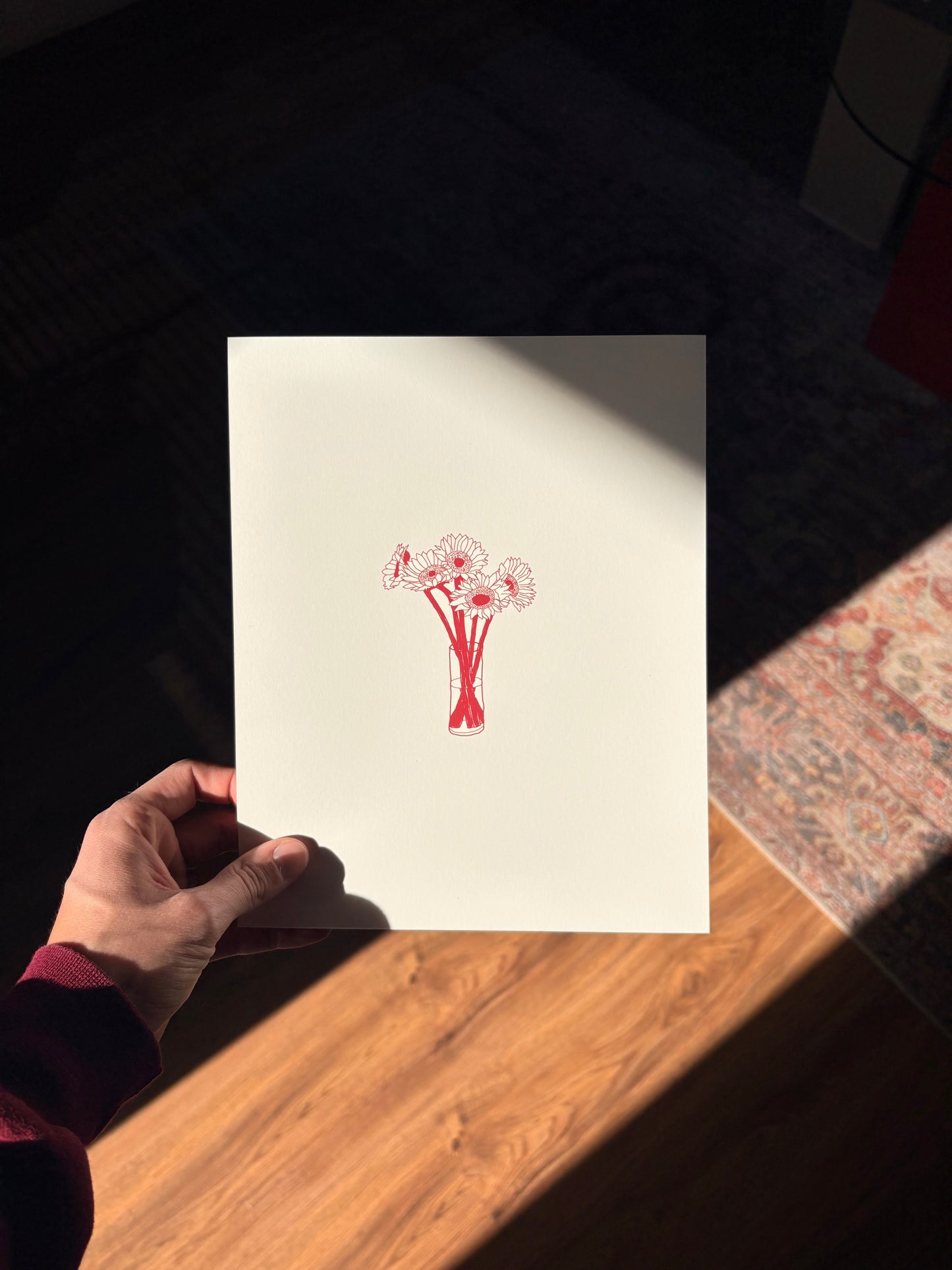 Flowers Scrawl - Print