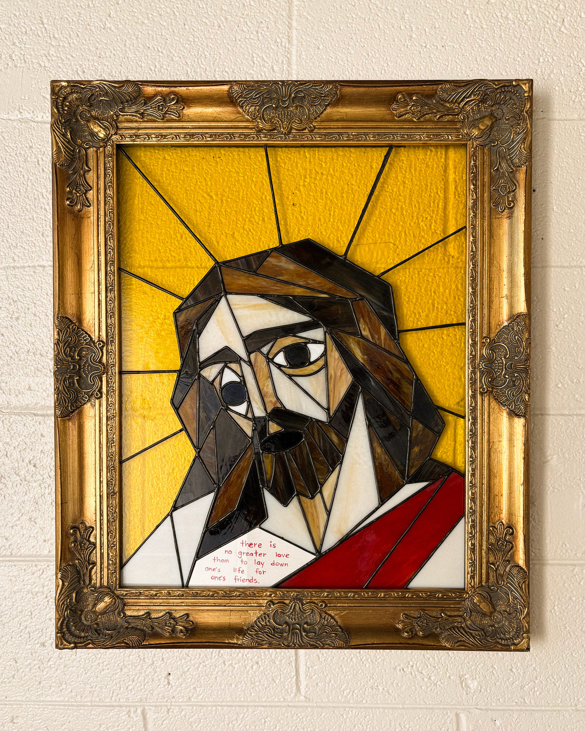 Jesus Piece - Stained Glass