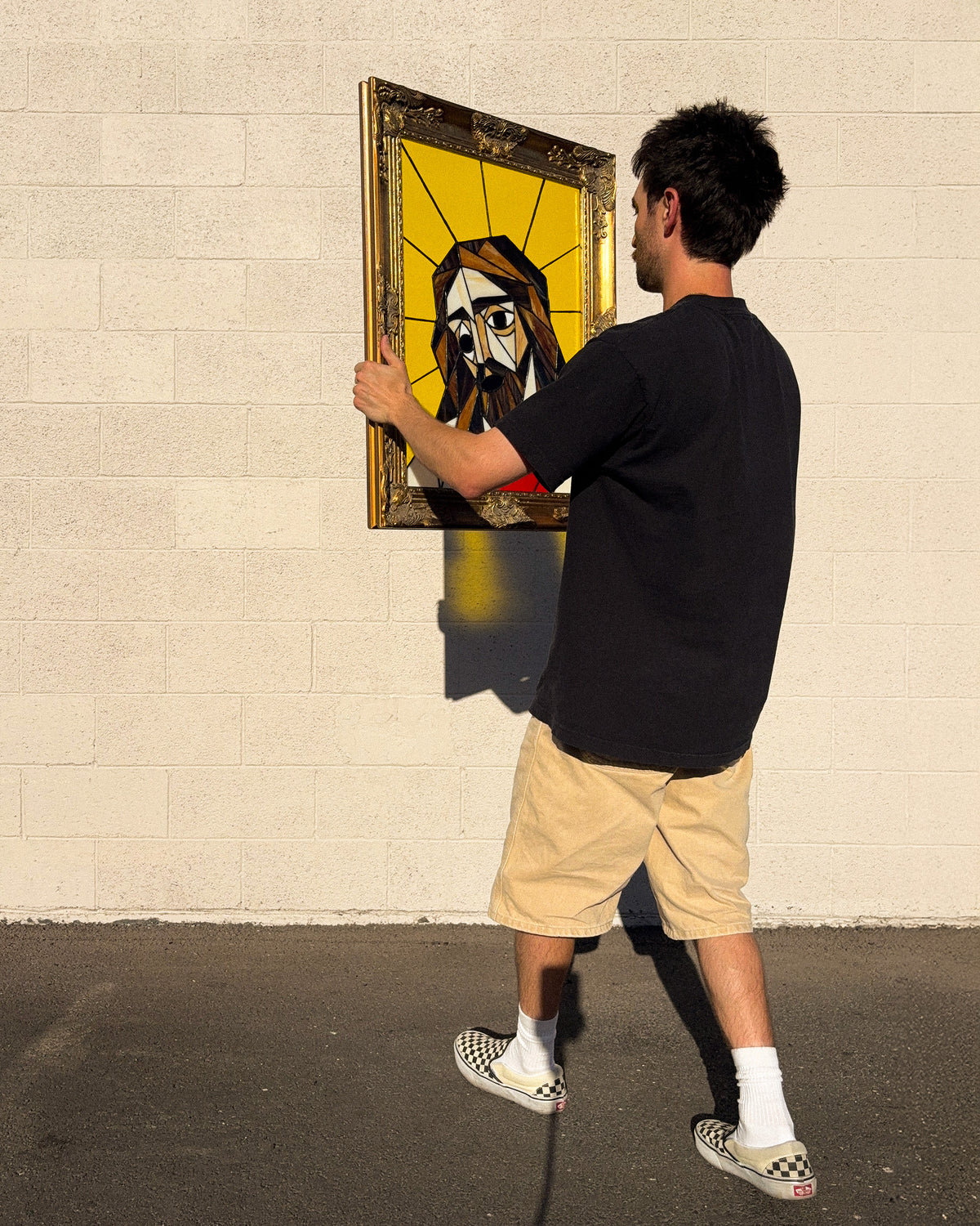 Jesus Piece - Stained Glass