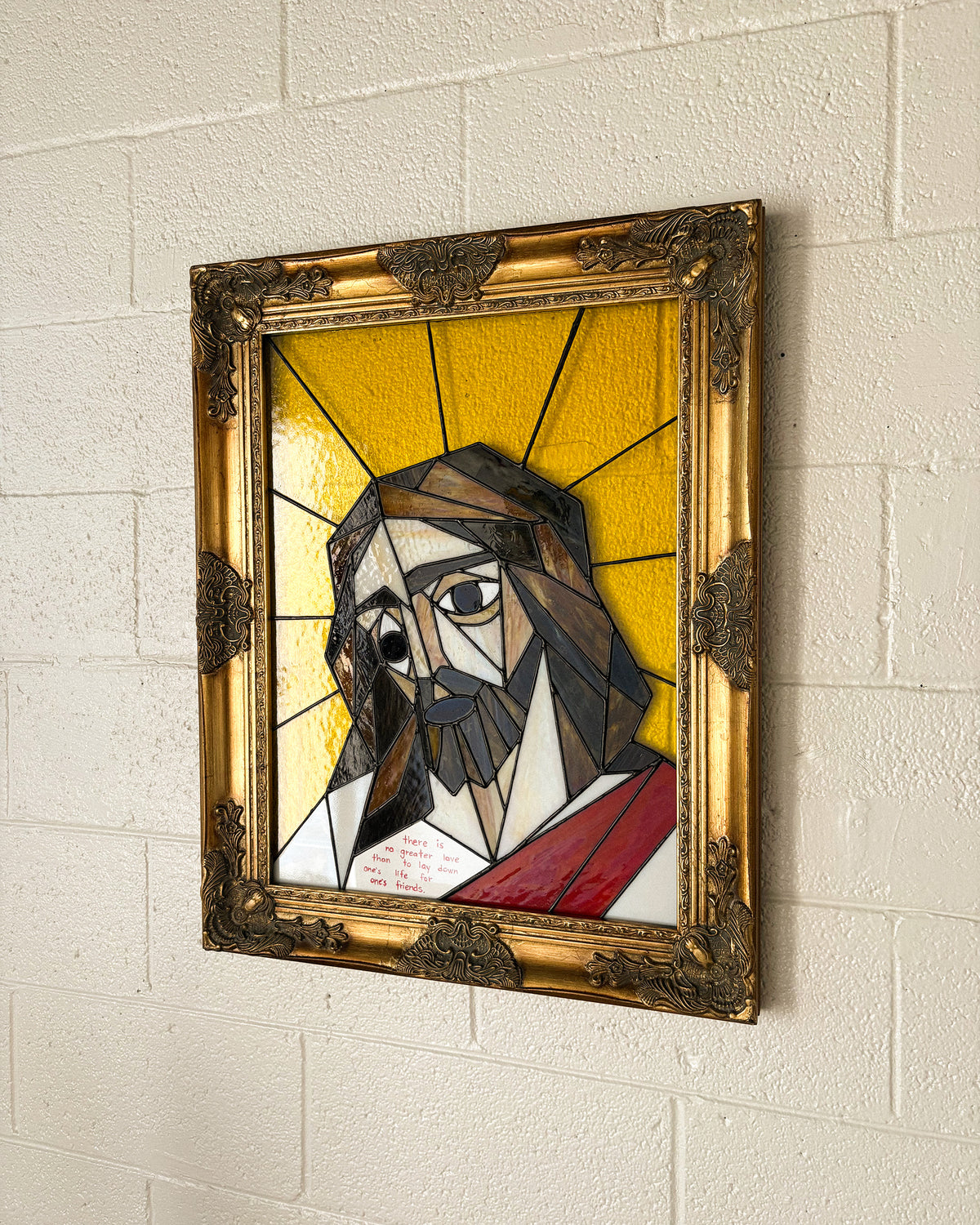 Jesus Piece - Stained Glass