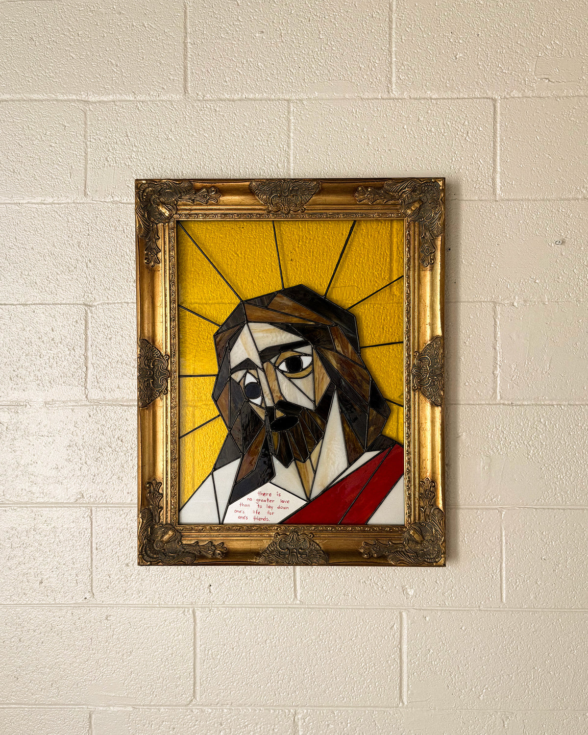 Jesus Piece - Stained Glass