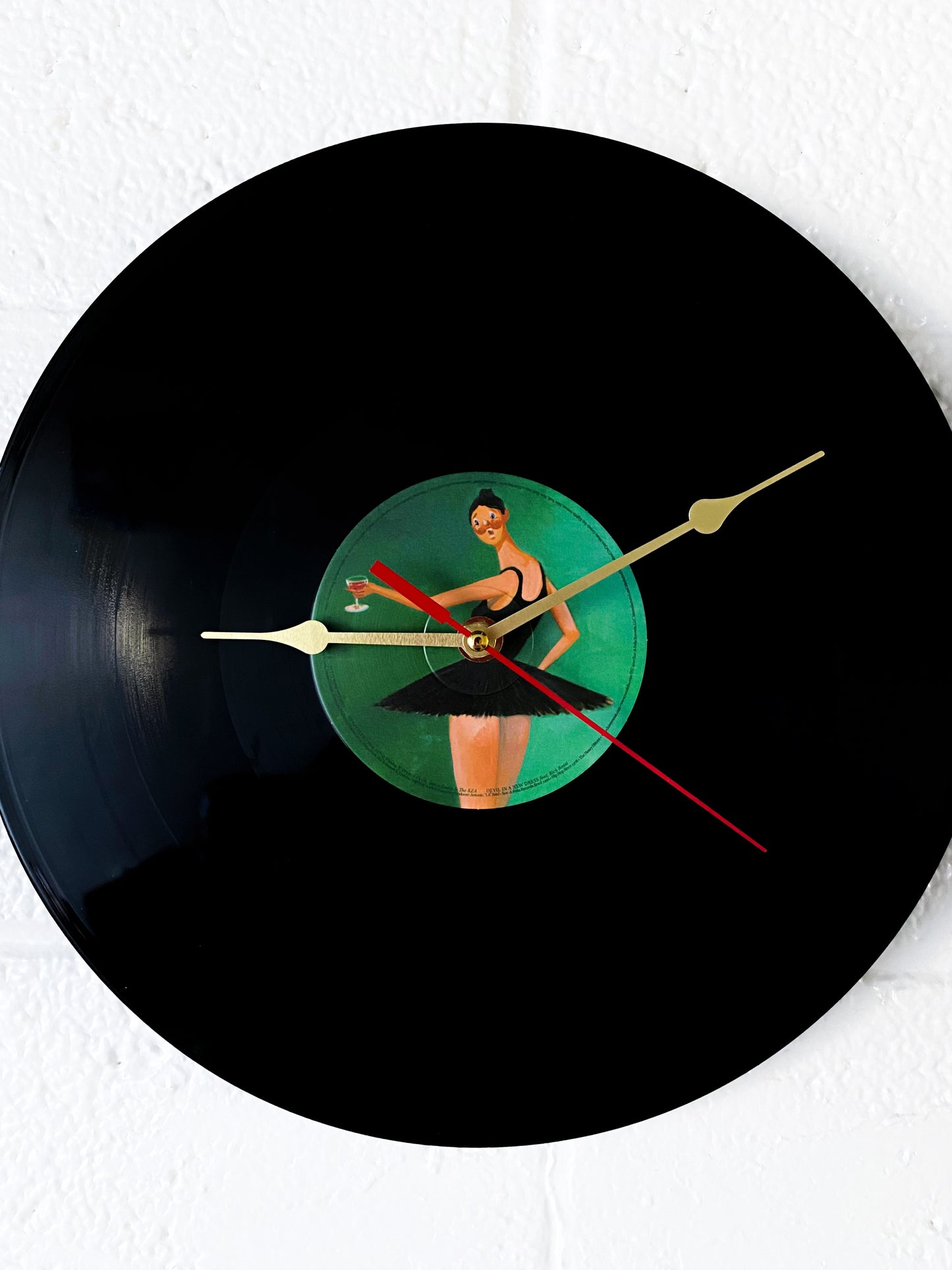 Gorgeous - Vinyl Clock