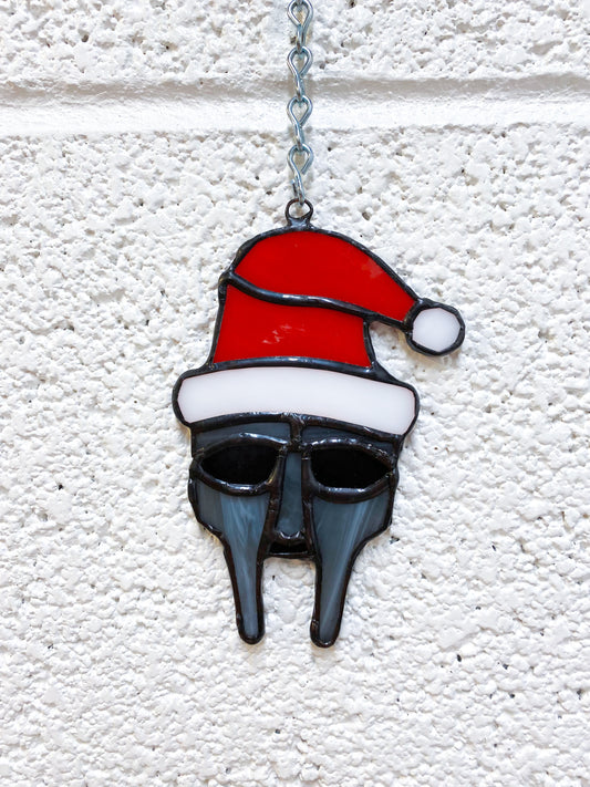 Santa DOOM - Stained Glass Ornament